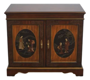 Drexel Chinoiserie Decorated Server Cabinet
