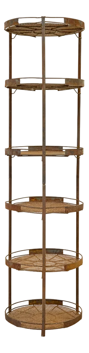 Vintage Metal Seed Bulb Rack for Gardening, 1930
