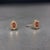 2010s Natural Sapphire Diamond Stud Earrings 14k W Gold 0.90 TCW Certified For Sale - Image 5 of 10