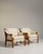 Pair of Danish Modern Bouclé Upholstered Armchairs, Antique, Denmark, Circa 1970 For Sale - Image 12 of 13