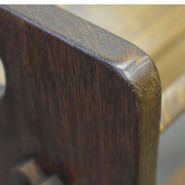 Mission / Arts and Crafts Book and Magazine Stand - Walnut For Sale - Image 4 of 6