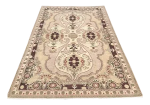 Vintage Handmade Turkish Area Rug - 78" X 120"