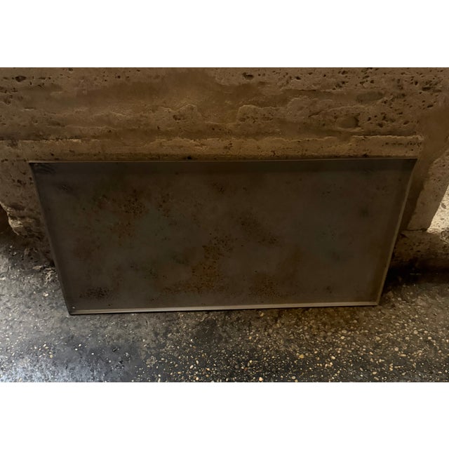 The enameled iron sign displays the logo and key information of the renowned Moët & Chandon champagne house, founded in...