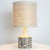 Large Grey Ceramic Table Lamps with Silk Shades from Soholm, Denmark, 1960s, Set of 2 For Sale - Image 9 of 14