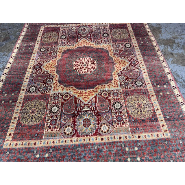 6ft 6in × 8ft 4in Gallery Ephesus Mamluk Area Rug For Sale - Image 10 of 12