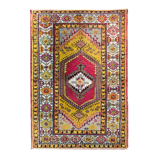 Early 20th Century Turkish Konya Rug For Sale