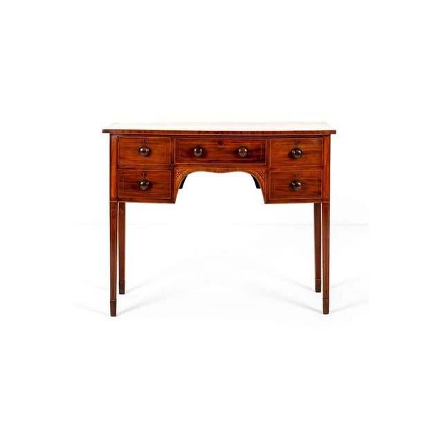 Sheraton Revival Bowfront Serving Table For Sale - Image 12 of 12