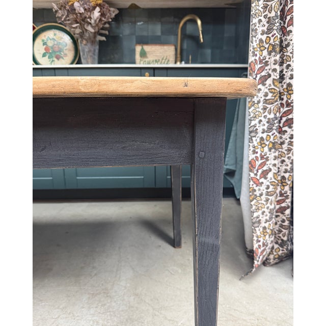 Vintage Farmhouse Dining Table, 1940s For Sale - Image 12 of 14