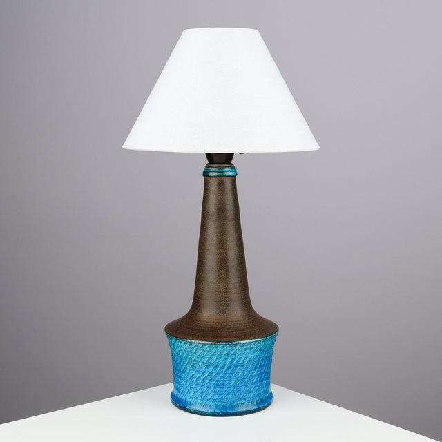 Table Lamp in Ceramic by Nils Kähler, Denmark, 1960 For Sale - Image 6 of 6