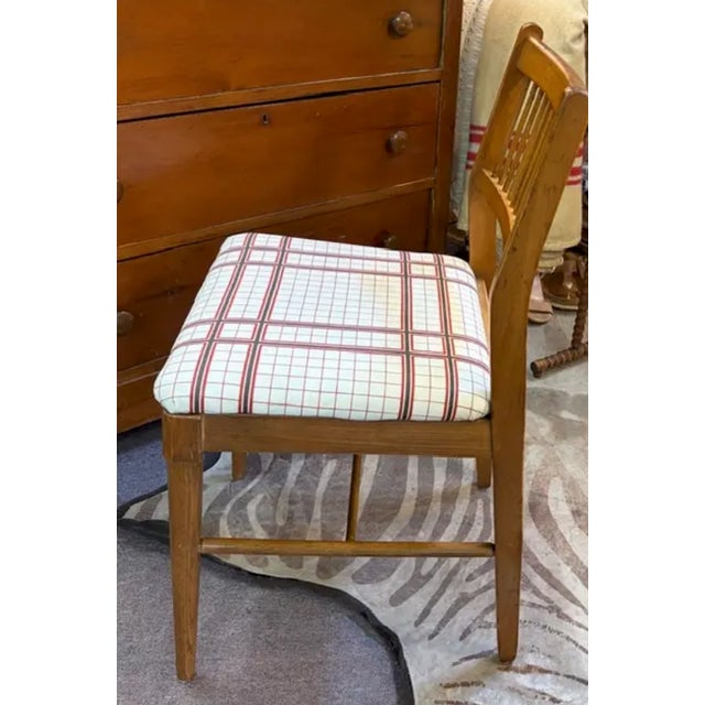 Mid-Century Modern Mid Century Side Chair - Desk Chair, Signed For Sale - Image 3 of 9