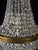 Gold Vintage Chandelier- Extraordinary French Montgolfière Empire-Brass & Crystal Basket Chandelier For Sale - Image 8 of 15