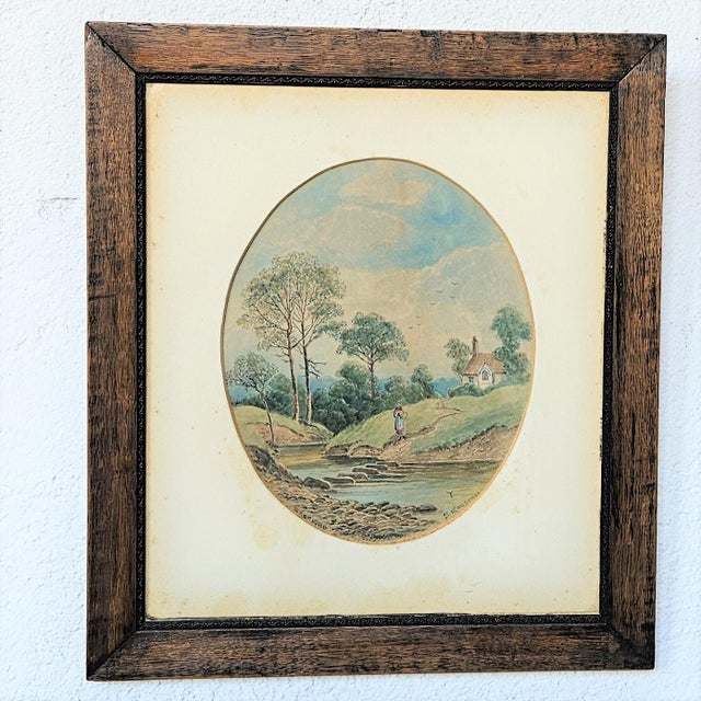 Late 19th Century Samuel Wagstaff, Bradford, 1898, Watercolor, Framed For Sale - Image 5 of 5