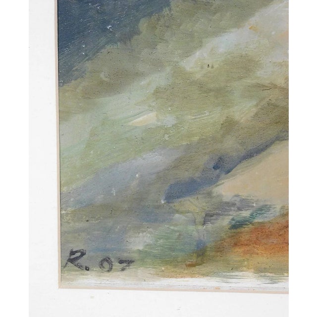 Contemporary Boris Rakhamimov (Russian / American, 1950-2023), Surrealist Portrait, 2007, Oil on Paper For Sale - Image 3 of 3