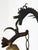 Rustic Vintage Gothic Style Wrought Iron Wall-Mounted Dragon Doorbell, 1950s For Sale - Image 3 of 15