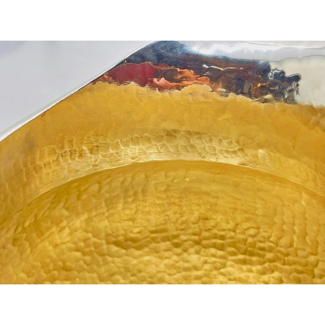 1980s Whimsical Emilia Castillo Water Pitcher in Hammered Silver Finish, Mexico Silver For Sale - Image 15 of 18