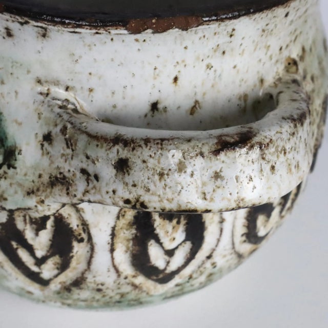 Ceramic Pot by Albert Thiry Vallauris, 1950s For Sale - Image 10 of 13
