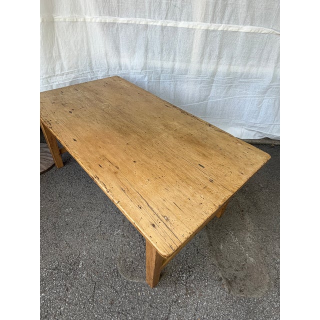 Tan 19th Century Pine Coffee Table For Sale - Image 8 of 13