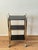 Vintage Hollywood Regency Style Gold-Tone Three-Tier Bar Cart For Sale - Image 4 of 12
