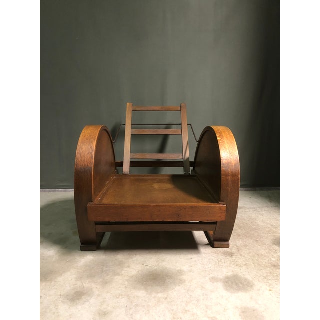 Vintage Reclining Lounge Chair, 1930s For Sale - Image 3 of 18