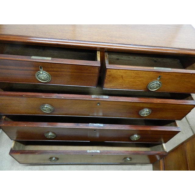 Edwardian Mahogany Chest of Drawers, 1890s For Sale - Image 10 of 18