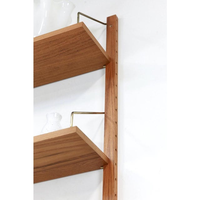 Wood Royal System Shelving System in Teak by Poul Cadovius, 1960s, Set of 7 For Sale - Image 7 of 10