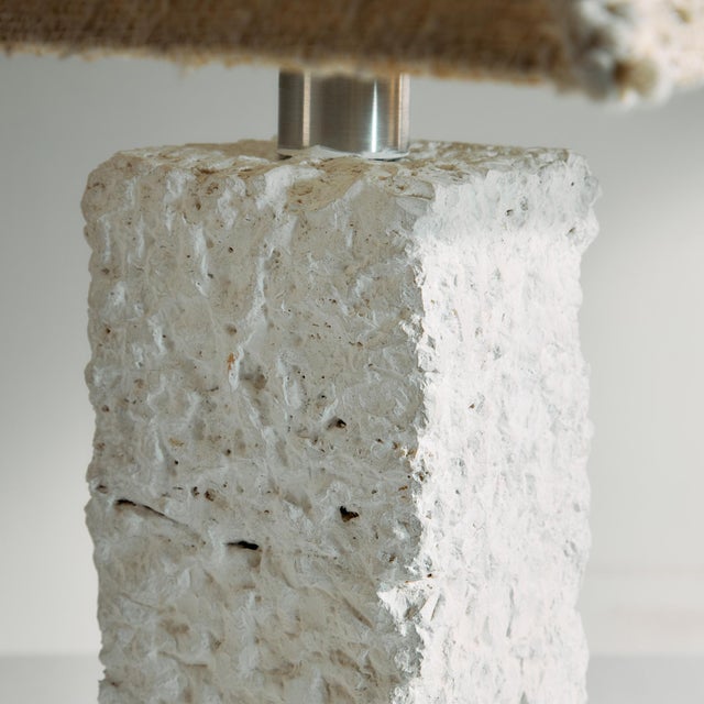 Brutalist Concrete Table Lamp For Sale - Image 10 of 11
