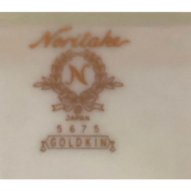 1950s Noritake Goldkin Extra Large Oval Serving Platter For Sale In New York - Image 6 of 7