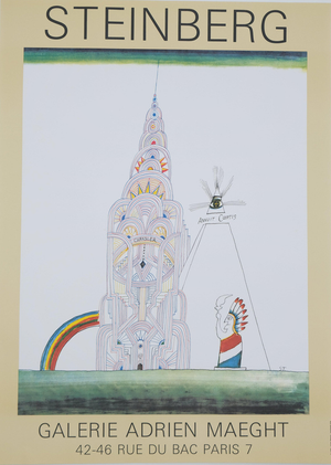 Chrysler Building Poster by Saul Steinberg