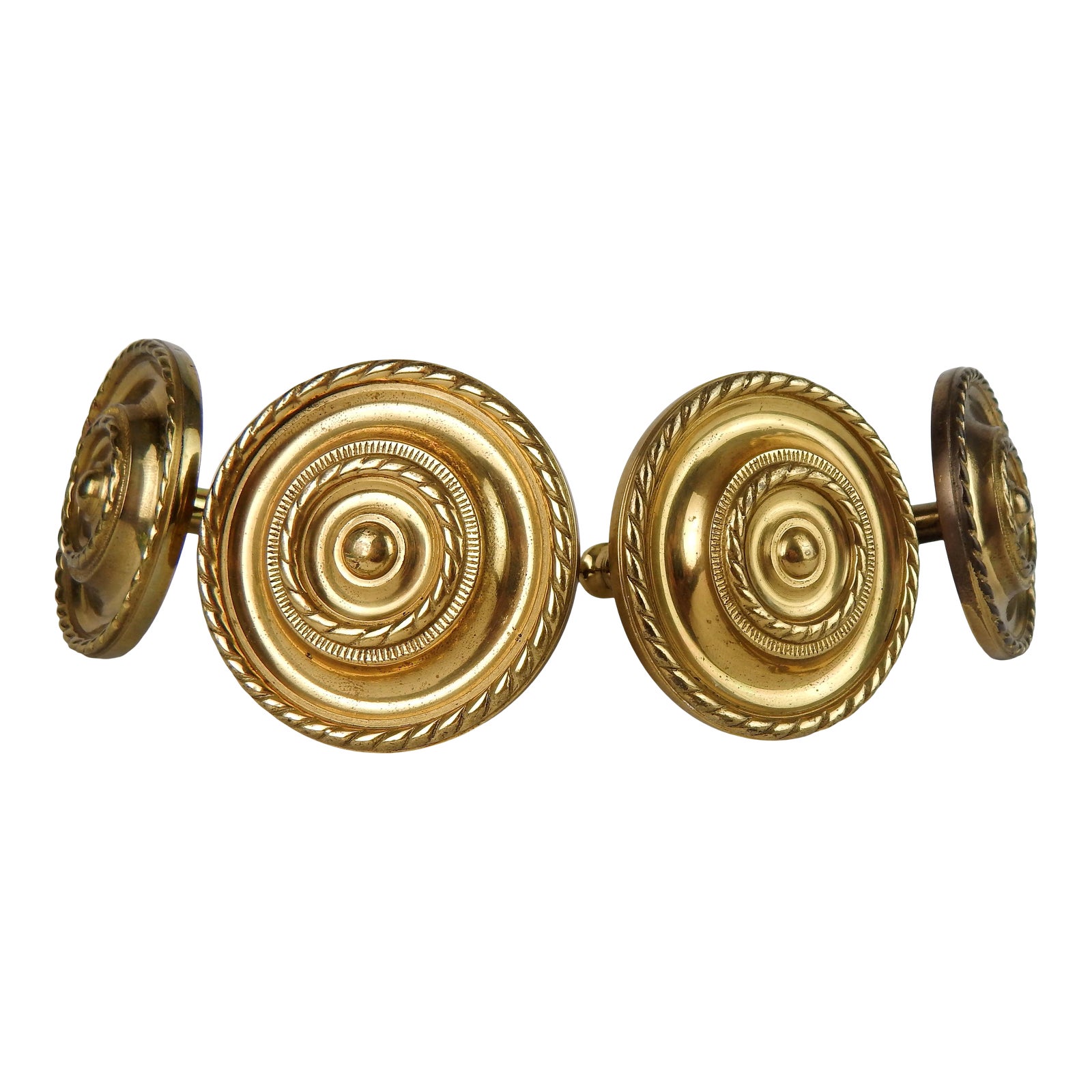 Vintage Brass Curtain Tie Backs, S/4 Chairish