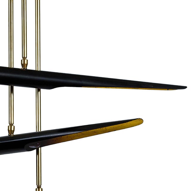 Regina Andrew Concorde Chandelier (Black) For Sale - Image 4 of 6