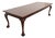 Henredon Style Chippendale Carved Mahogany Extension Dining Table, Newly Refinished For Sale