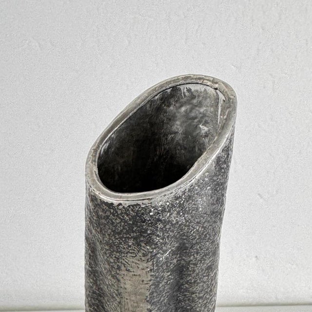 Pewter Vases from MA CR, Italy, 1970s, Set of 3 For Sale - Image 9 of 14