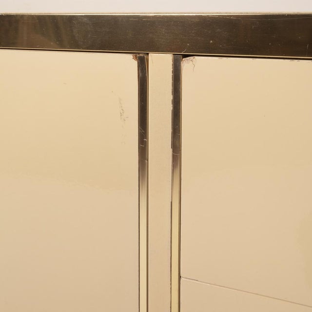 Cream Hollywood Regency Sideboard by Mario Sabot, 1970s For Sale - Image 8 of 18