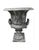 Pair of Vintage Neoclassical Cast Iron Urn Planters in Aged Bronze & Verdigris Finish For Sale - Image 4 of 12