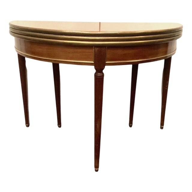 Napoleon III Style Mahogany Console Table, 1800s For Sale