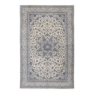 Pasargad DC Fine Hand Knotted Silk & Wool Nain For Sale
