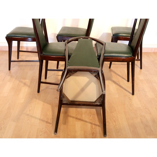Mid-Century Modern Chairs by Osvaldo Borsani, Italy, 1950s, Set of 6 For Sale - Image 14 of 15