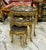French Style Nesting Tables – Set of 3 Marble With Gold Leaf Details For Sale - Image 4 of 4