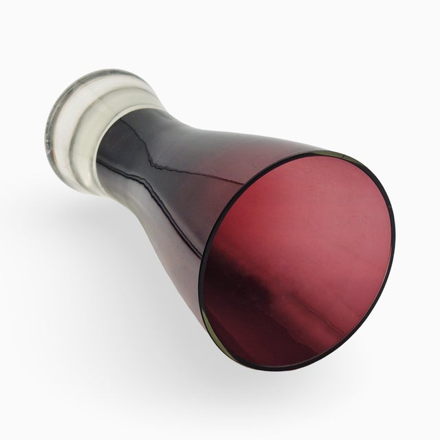 1960s Glass Model 1369 Flindell Vase by Tamara Aladin for Riihimaki / Riihimaen Lasi Oy, Finland, 1960s For Sale - Image 5 of 15