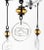 Erik Hoglund Swedish, 1932-1998 Art Glass Candle Chandelier & Candlesticks - 3 Piece Set For Sale - Image 4 of 5