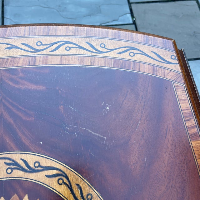 1990s Decorative Crafts Side Table For Sale In New York - Image 6 of 13