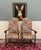 Modern Antique Pair of Catalan Style Carved Oak Recently Upholstered Armchairs C. 1920s For Sale - Image 3 of 18