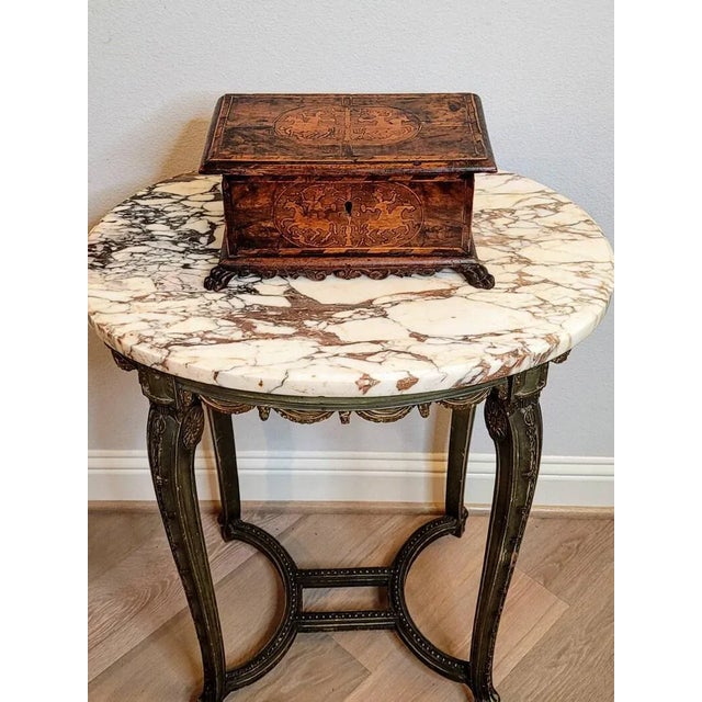 Cappellini 17th/18th Century Venetian Marquetry Table Box For Sale - Image 4 of 11