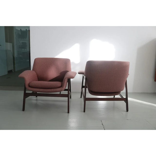 Set of Model 849 Armchairs by Gianfranco Frattini for Cassina, 1960s For Sale - Image 11 of 18