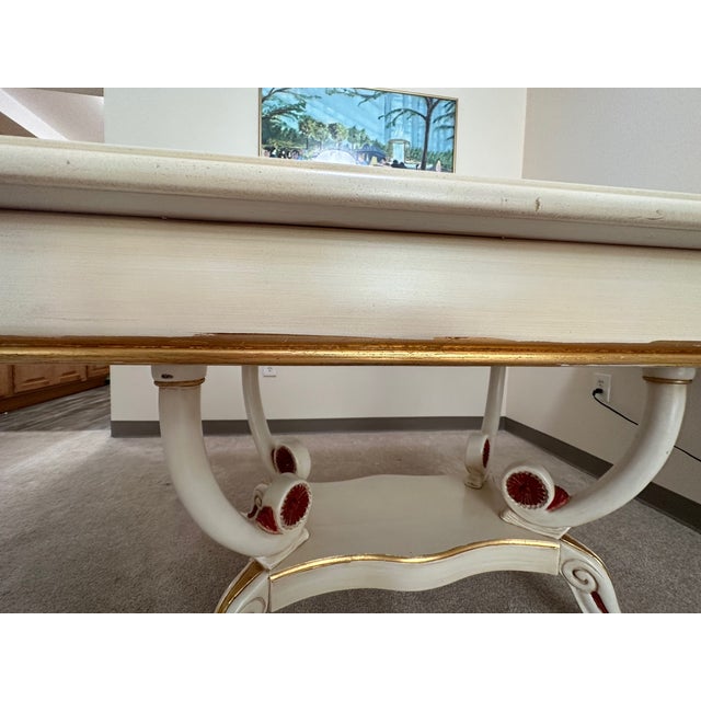 Wood 100% Made in Italy Elegant Custom Made Dining Table for 10 Person For Sale - Image 7 of 8