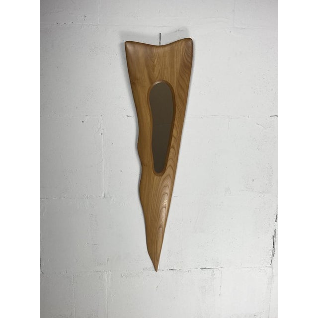 Irish Freeform Elm Mirror by Sheamus Malone, 2001 For Sale - Image 15 of 18