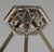 Loys Lucha French Art Deco Pendant Light 1930s - Blue White Floral Enameled Bowl For Sale - Image 10 of 13