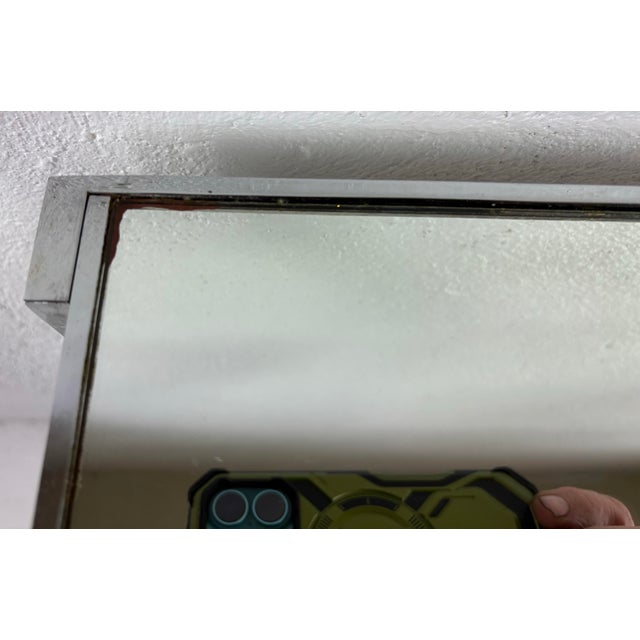 Mid-Century Modern Chrome and Mirrored Table After Milo Baughman For Sale - Image 9 of 10