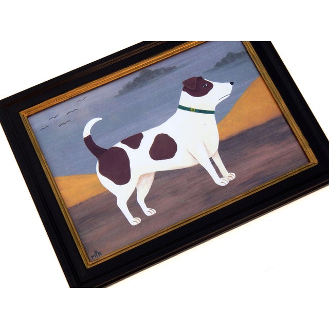 Matt Rix, Naive Style Jack Russell Terrier, 2000s, Print, Framed For Sale - Image 10 of 13