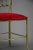 Brass and Red Velvet Chiavari Chair, 1950 For Sale - Image 9 of 13